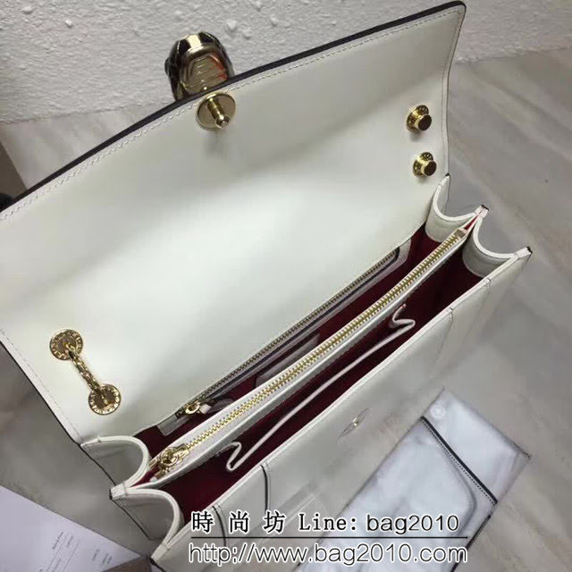 BVLGARI寶格麗 升級版牛皮 時尚百搭 單肩斜挎包 35106 FYD1153